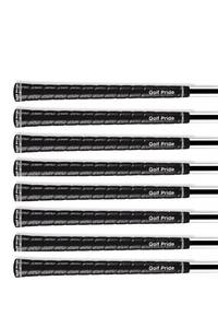 lot 40115 image: Golf Pride Set of 8 Tour Wrap 2G (Black Midsize (60 Round))