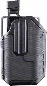 lot 40129 image: BLACKHAWK Omnivore MultiFit Stream Light TLR 12 Light Bearing Holster Left Black