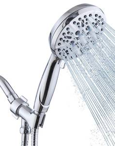 lot 40168 image: Shower Head with Handheld High Pressure-Full Body Coverage Powerful Rain Showerhead Extra 60 Long Hose and Adjustable Brass Joint Holder- The Perfect Detachable Heads for Bathroom Upgrade
