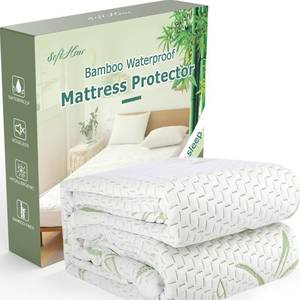 lot 40176 image: Waterproof Mattress Protector Californa King Size Bamboo Viscose Cooling and Breathable Mattress Pad Cover Deep Pocket Fitted Sheet-Up to 21 Hypoallergenic Protection 3D Air Bed Cover for Cozy Sleep