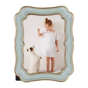 lot 40183 image: PHAREGE 5x7 Vintage Picture Frame Green Gold, Ornate Antique Picture Frame for 5x7 Photo, Retro Photo Frame for Tabletop Vertical or Horizontal Display, 1 Pack