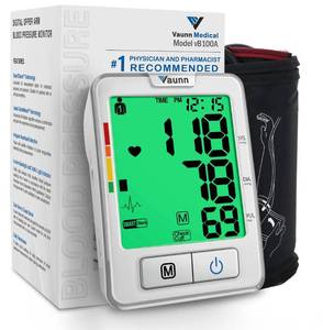 lot 40206 image: Vaunn Medical Automatic Blood Pressure Machine with Large Cuff, Digital Blood Pressure Monitor, Upper Arm Cuff 8.7-16.5 (vB100A)