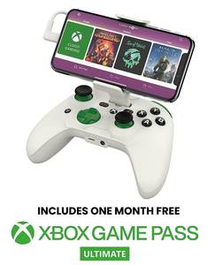 lot 40212 image: Mobile Cloud Gaming Controller for iOS -- Play COD Warzone, Apple Arcade  more 1 Month Xbox Game Pass Ultimate Included