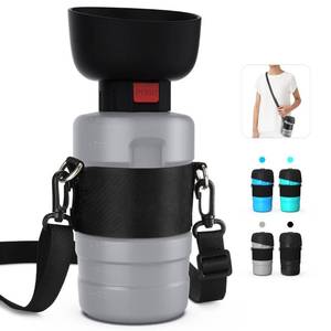 lot 40215 image: PETDOTT Dog Water Bottle 28OZ, Portable Dog Water Bowl Dispenser for Traveling Walking Hiking, Pet Travel Water Bowl for Dogs Foldable 2-in-1 Design, Keep Thirsty Dogs Hydrated ON The GO, BPA Free