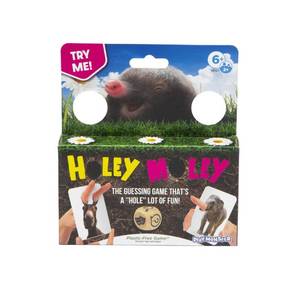 lot 40220 image: Holey Moley - Card Guessing Game - Who Am I - Kids & Family Friendly - for 2 or More Players, for Kids Ages 6 and Up