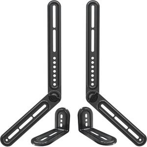 lot 40230 image: Mounting Dream Soundbar Mount Bracket for Mounting Above or Under TV Fits Most of Sound Bars Up to 15 Lbs, with Detachable Long Extension Plates MD5420