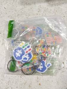 lot 40236 image: Autism Awareness Keychains
