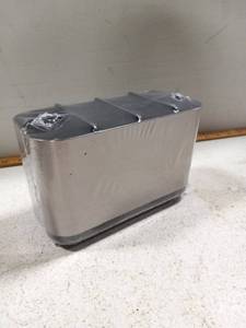 lot 40251 image: Brushed Nickel Container for Bathroom