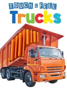 lot 40277 image: Trucks - Touch and Feel Board Book - Sensory Board Book