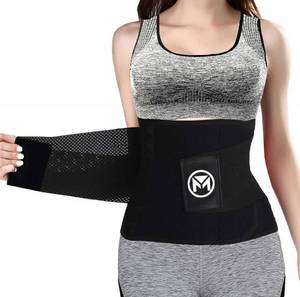 lot 40284 image: Moolida Waist Trainer Belt for Women Waist Trimmer Weight Loss Workout Fitness Back Support Belts (Black,Large)