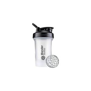 lot 40288 image: BlenderBottle Classic V2 Shaker Bottle Perfect for Protein Shakes and Pre Workout, 20-Ounce, ClearBlack