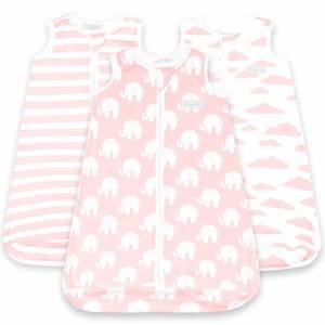 lot 40289 image: Baby Sleeping Bag Sack - Infant Sleeping Bags 12-18 Months - 3 Pack - Cotton Wearable Blanket Baby Sleep Bag - Unisex Zip Up Baby Bag for Sleeping for Boys & Girls - Breathable Bag Sleepers for Babies
