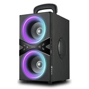 lot 40334 image: YIER Bluetooth Speakers, Wireless TWS Portable Speaker with Lights,100dB Loud Subwoofer 80w(Peak) Stereo Sound, Bassup Technology, Long Playtime for Outdoor Party