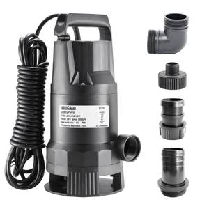 lot 40343 image: WASSERMANN 12HP Water Pump,3500GPH Submersible Thermoplastic Utility Pump with 10 FT Power Cord,Electric Portable Transfer CleanDirty Sump Pump for Swimming Pool Tubs Garden Ponds Draining