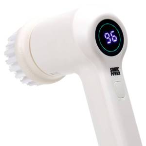 lot 40371 image: SonicPower Electric Spin Scrubber, Handheld & Ergonomic, IPX 7 Waterproofing, 4 Multi-Purpose Attachments Included, 2 Scrubbing Speeds, Long Lasting Rechargeable Battery