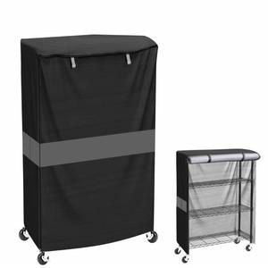 lot 40377 image: MOLLYAIR Wire Shelf Cover,600D Heavy Duty Waterproof Dustproof Standing Shelf Units Cover, Storage Rack Cover with Zipper for Metal Shelving,30 L x 14 W x 60 H(Cover only)