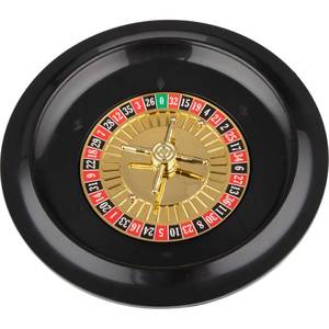 lot 40394 image: Trademark Games 10-Inch Roulette Wheel - Casino Games with Wheel and 2 Balls Included - Adults Games for Game Night, Work Event, or Casino Party