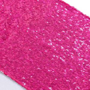 lot 40416 image: ShinyBeauty Hot Pink Table Runners Pack of 2 Sequin Table Runners 12inx108in Table Runners for Weddings Fuchsia Glitter Table Runner for Party Fall Dining Table Runner