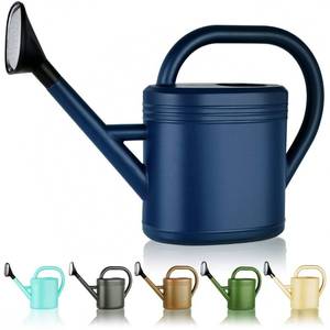 lot 40419 image: Watering Can for Indoor Plants, Garden Watering Cans for Outdoor Plant House Flower, Modern, Large Long Spout with Sprinkler Head 1 Gallon