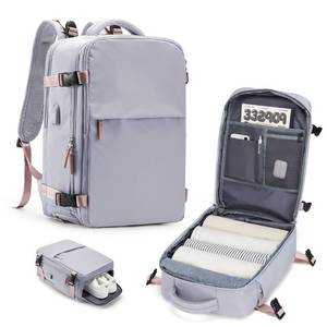 lot 40436 image: WONHOX Large Travel Work Business Backpack Carry on flight approved 17 inch Laptop Backpack for Women Men with Laptop compartment mochila de viaje.