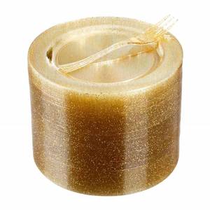 lot 40439 image: WELLIFE 120 Guests Gold Glitter Plastic Plates and Dessert Forks, 6.5 inch Disposable Dessert Plates, Durable Plastic Small Forks, Perfect for Catering, Parties &Weddings, regular