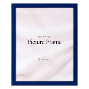 lot 40515 image: eletecpro 11x14 Picture Frame, Made of Sturdy Engineered Wood with Clear Acrylic, Colourful Frame Display 11x14 Photo Blue Frame for Wall or Tabletop Display, 1 Pack
