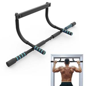 lot 40516 image: KOMSURF Pull Up Bar for Doorway, No Screws Multifunctional Chin Up Bar, Portable Fitness Door Bar, Body Workout Gym System Trainer