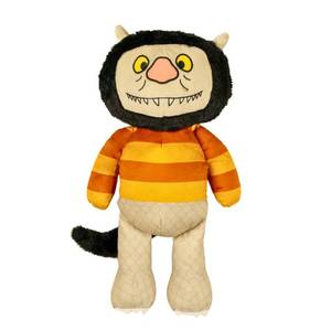 lot 40518 image: Franco Kids Super Soft Plush Buddy Throw Cuddle Pillow, One Size, Orange-Carol-Where The Wild Things are