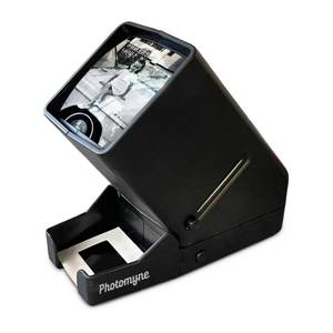lot 29970 image: Photomyne 35mm Slide Viewer, Film Negative Viewer with 3X Magnification LED Light Illuminated Viewing, USB or Battery Powered
