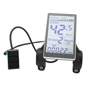 lot 29971 image: Ebike LCD Display Electric Bike M5 LCD Panel Screen for 31.8 22.2mm Handlebar Electric Bikes 24V 36V 48V 60V 5 Pin E Scooter M5 Panel Meter Screen