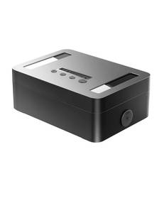lot 29983 image: STARSIKI Metal Time Lock Box, Phone Timed Locked Box with Timer, Electronic Locking Container, USB C Charge, Audio Prompt, Self-Discipline Gift Time Safe to 365 Days for CellphoneiPad MiniMedication