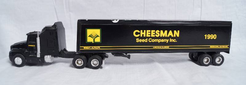 lot 7342 image: ERTL Die Cast Replica Kenworth T600A 0840G - CHEESMAN Seed Company, Inc. Nebraska Trailer 9200 8812