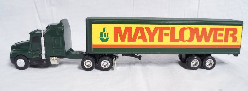 lot 7348 image: ERTL Die Cast Replica Kenworth T600A Truck - MAYFLOWER MOVING Co. Trailer  - Sweet