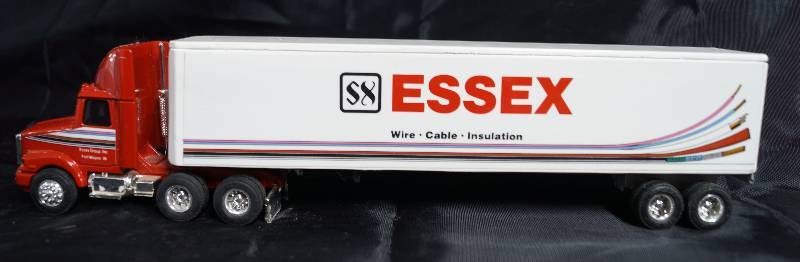 lot 2270 image: ERTL - Die Cast Semi Truck & Trailer - ESSEX - Wire Cable Insulation - COOL