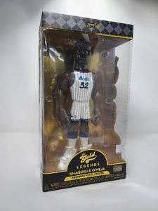 lot 34 image: New In Box Funko Gold Shaquille ONeal Orlando Magic  Premium Vinyl Figure 12 Inches