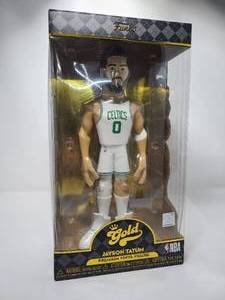 lot 37 image: New In Box Funko Gold Jayson Tatum Boston Celtics Premium Vinyl Figure 12 Inches