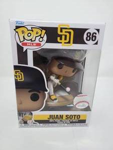 lot 55 image: New In Box Funko Pop Juan Soto #86 San Diego Padres Premium Vinyl Figure