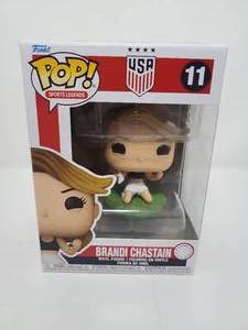 lot 56 image: New In Box Funko Pop Brandi Chastain Team USA Soccer Premium Vinyl Figure