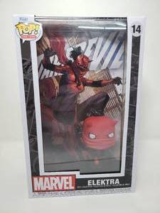 lot 62 image: New In Box Funko Pop Marvel Elektra Premium Vinyl Figure