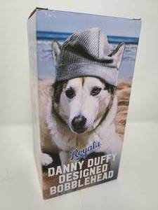 lot 71 image: New In Box Kansas City Royals Danny Duffy with Dog Bobblehead