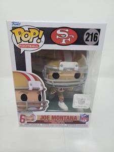 lot 103 image: New In Box Funko Pop Joe Montana San Francisco 49ers #216