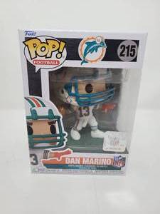 lot 104 image: New In Box Funko Pop Dan Marino Miami Dolphins #215