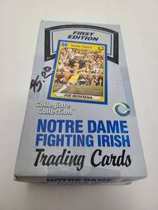 lot 111 image: Notre Dame Fighting Irish Trading Cards with 36 Sealed Packs