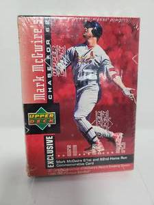 lot 123 image: 1999 Upper Deck Mark McGwire Chasing for 62 Sealed Trading Card Set