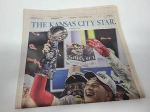 lot 127 image: Kansas City Star King Them Kansas City Chiefs Super Bowl Champion Paper