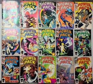 lot 207 image: Power Pack Marvel Comics Lot of 53 Issues