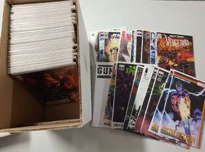 lot 210 image: Shortbox of Modern Comic Books - Marvel, DC, Indie