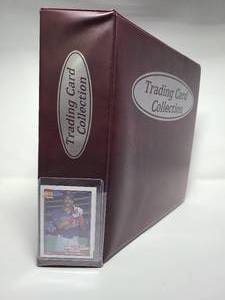 lot 155 image: Complete Set In Almost New Binder and Pages of 1991 Topps With Chipper Jones Rookie