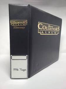 lot 163 image: Complete Set In Almost New Binder and Pages of 1990 Topps with Frank Thomas Rookie