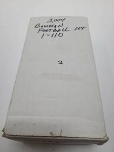 lot 174 image: Complete 110 Gold 2004 Bowman Football Veteran Complete Set